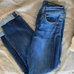 7 for all mankind the skinny crop and roll